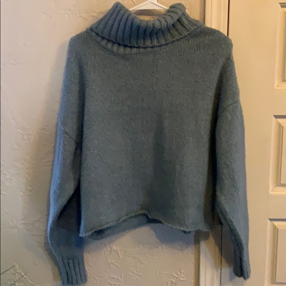 Green sweater